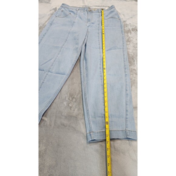 LOGO by Lori Goldstein Women's 18W Blue Barrel Leg Jeans NWOT - Picture 9 of 10